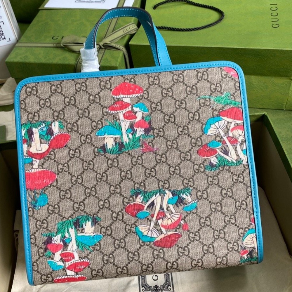 Gucci Mushroom Print Tote Bag 🍄